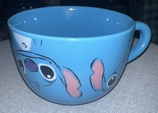 LILO And Stitch Walt Disney Coffee/Soup Mug - Ceramic Blue Cup 20 Oz