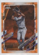 2021 Topps Chrome Sapphire Edition Orange 25/25 Luis Basabe Alexander #548 hv1