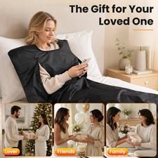 Infrarood-saunadeken voor thuisontgifting, draagbaar, 6 x 2,9