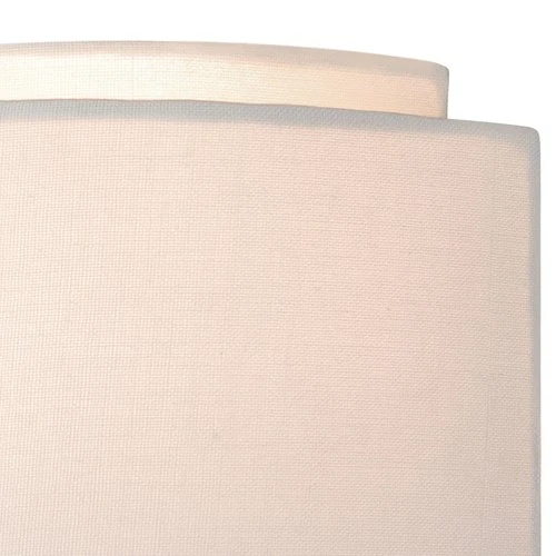 Vaxcel Lighting W0224 Brass Burnaby 1-Light Wall Sconce With White Fabric Shade - Picture 4 of 5