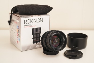 Rokinon 50mm T1.3 Compact High-Speed Cine Lens for Sony E