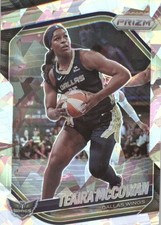 2025 Panini Prizm WNBA Teaira McCowan Ice Prizm (Cracked Ice) #48 Dallas Wings