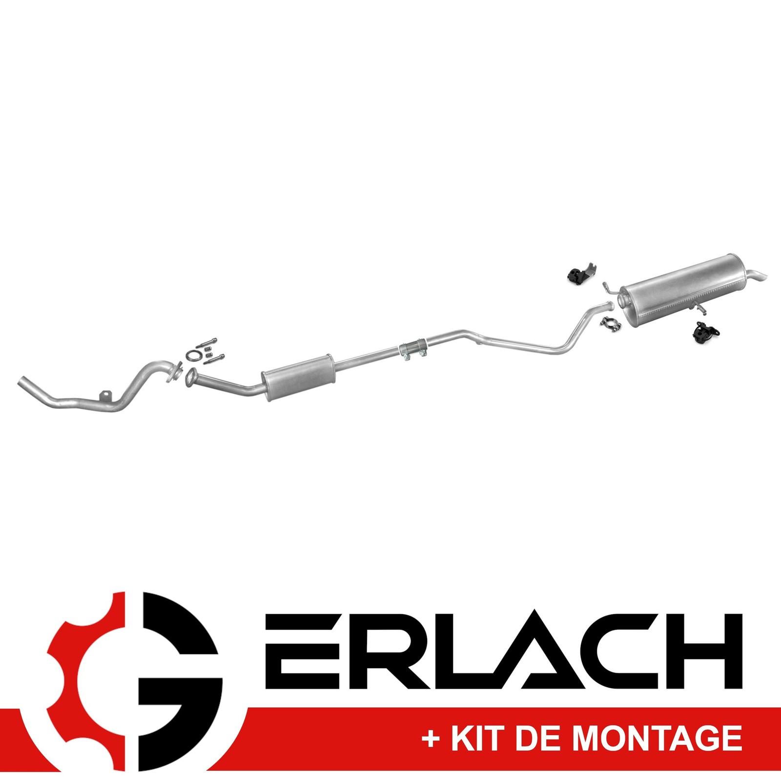 Silencieux d'échappement pour Citroën C4 et Peugeot 307 1.6 16V