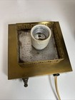 Mid Century Escolite (?) TV Light Lamp Ceramic Tulip Rich Red Gold 10” MCM Deco — photo 9