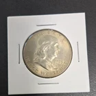 1948 Franklin Half Dollar 50C 90% Silver (0.900) Philadelphia KM#199 2x2