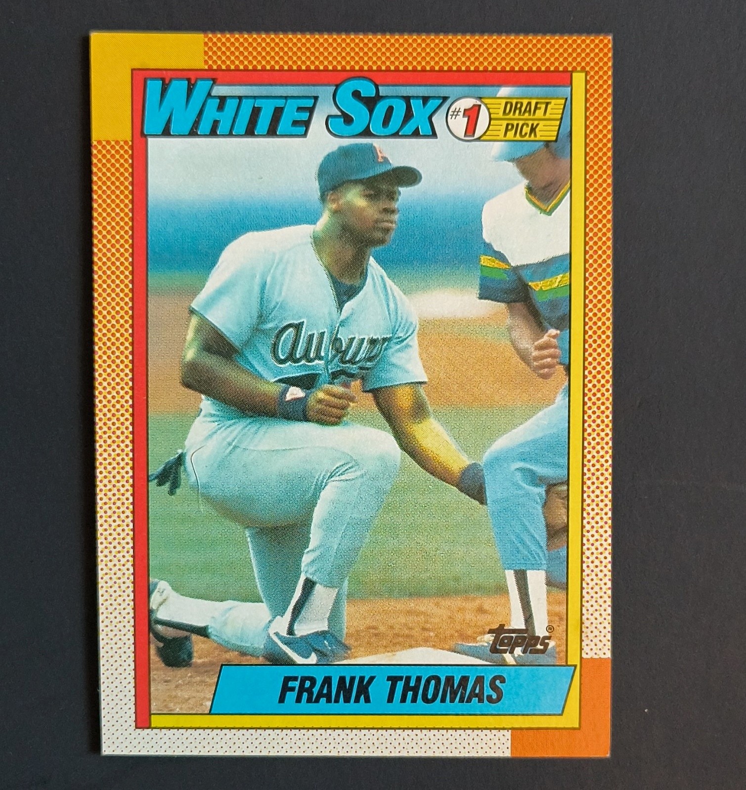 Topps 1990 Frank Thomas Chicago White Sox #414 #1 Draft Pick RC
