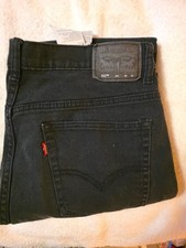 Levi's Boys 502 Regular Taper Jeans Kids Black 20H Reg 38x32