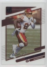 2021 Panini Clearly Donruss Blue 67/99 Antonio Gibson #48 0q84
