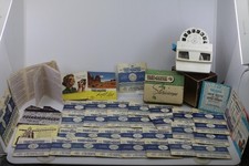 Vintage View-Master Lot w/ Viewer  30 Snow White Coronation Banff Vatican