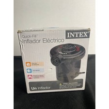 Intex Quick Fill Electric Pump 110-120V AC Inflator for Air Mattresses Pools
