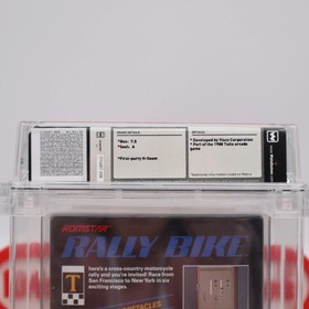 NES Nintendo RALLY BIKE - WATA GRADED 7.5 A! NEW & Factory Sealed with H-Seam!