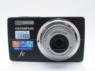 Olympus FE-5000 10MPx Digital Camera   Powers On Battery Door Issue   For Repair