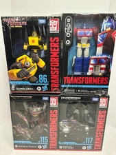 4 Transformers Studio Series. 86,115,117 and Optimus. See Desc for Details.  NEW