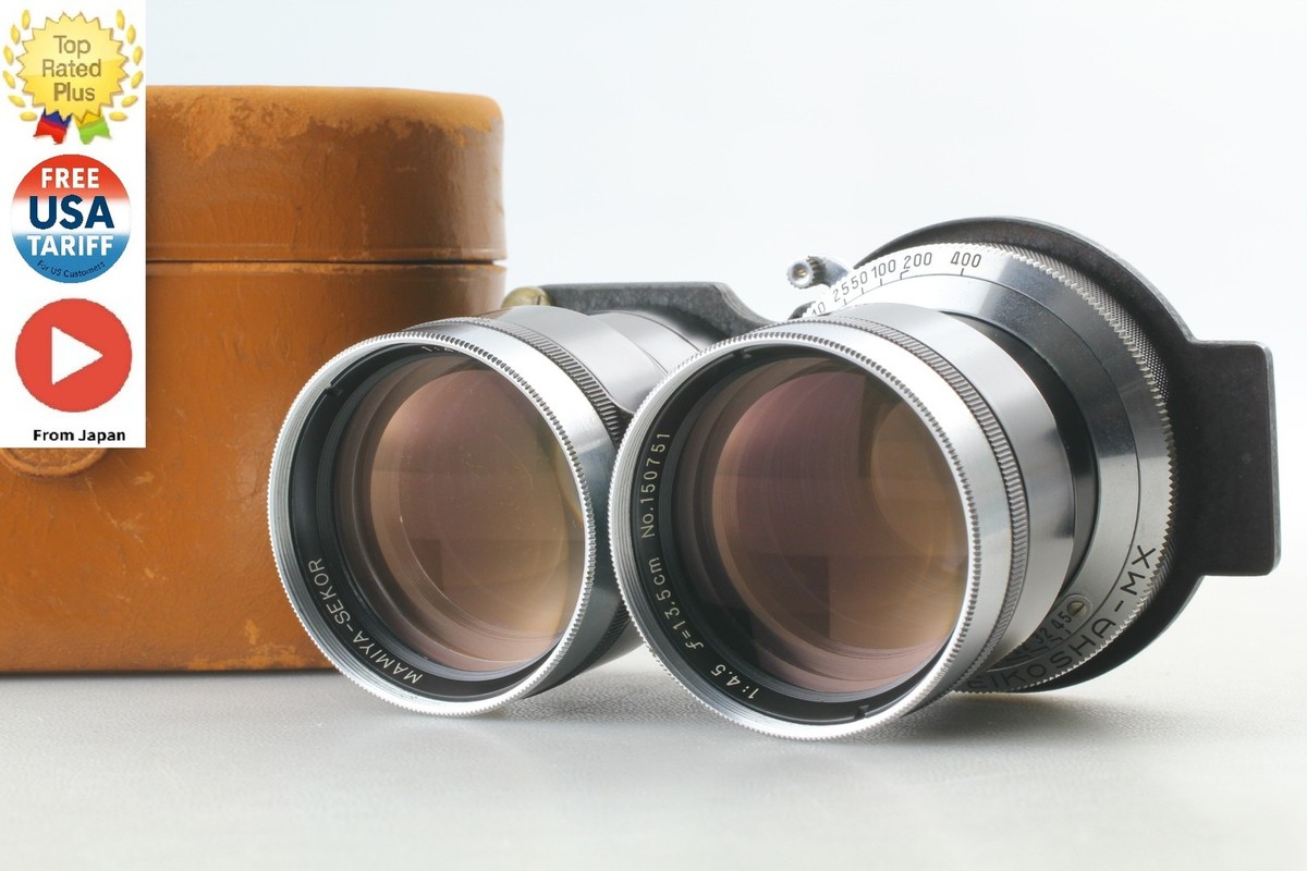 Exc+5 in Case] Mamiya Sekor 135mm f/4.5 TLR Lens for C330 C220 C33