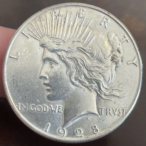 RARE DATE! 1928 S Peace Silver Dollar ~ FROM MS PEACE Set ~ 90% Silver $1
