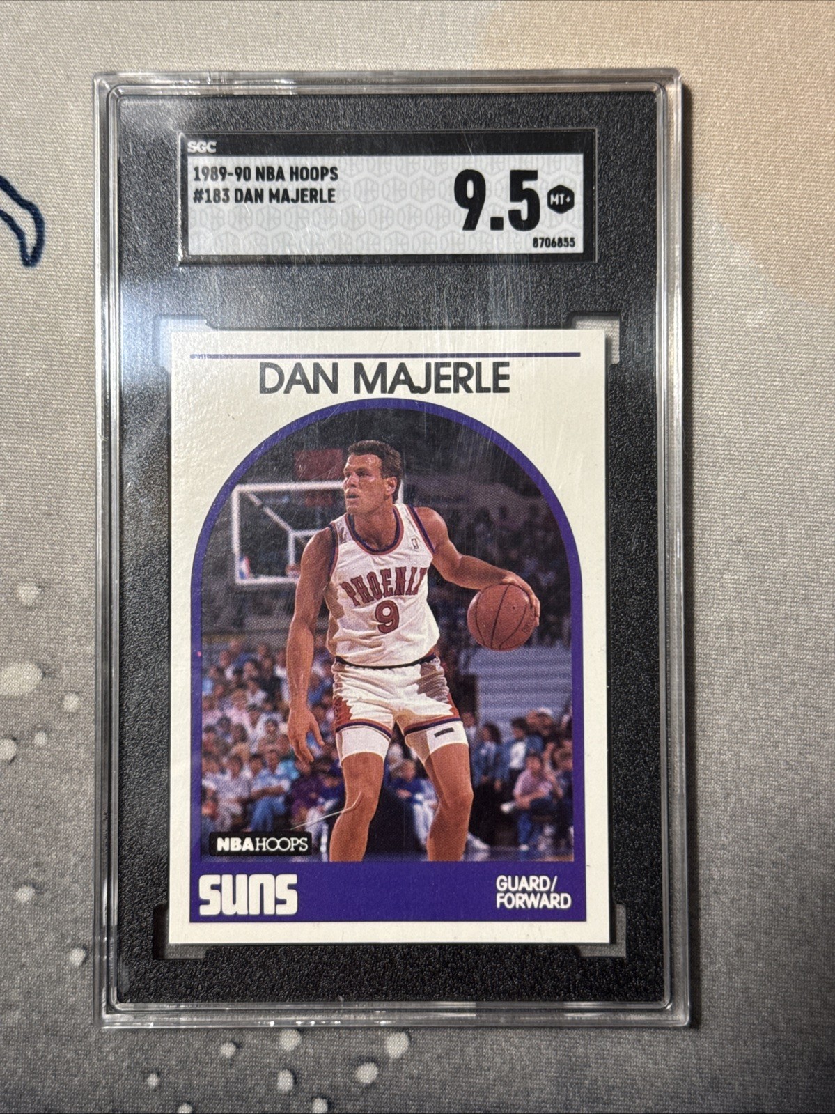 1989-90 NBA Hoops #183 Dan Majerle Rookie SGC 9.5 MINT+ RC