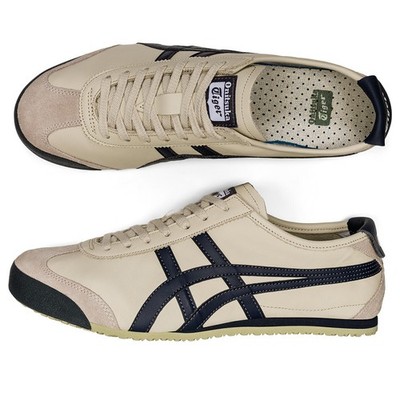 New Onitsuka Tiger Mexico 66 BIRCH PEACOAT Unisex Sneaker Shoes