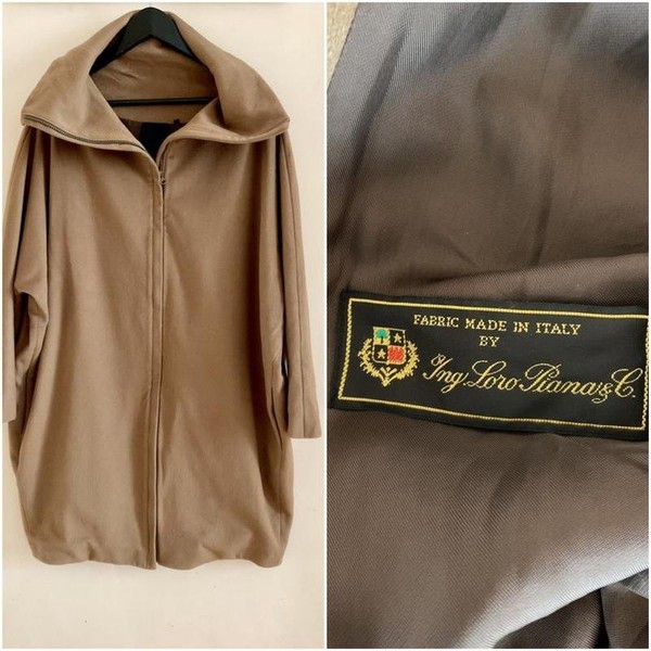 Women Alberto Aspesi Coat Beige Cashmere 38 / M /