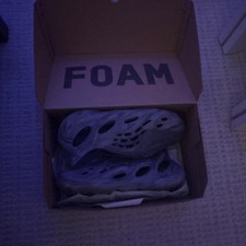 adidas Yeezy Foam Runner Gray Black Marbled Slip-On Men's Clog Size 10