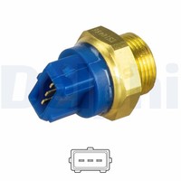 Delphi Thermoschalter Temperaturschalter KüHlerlüFter TS10486 FüR CC Opel Vectra