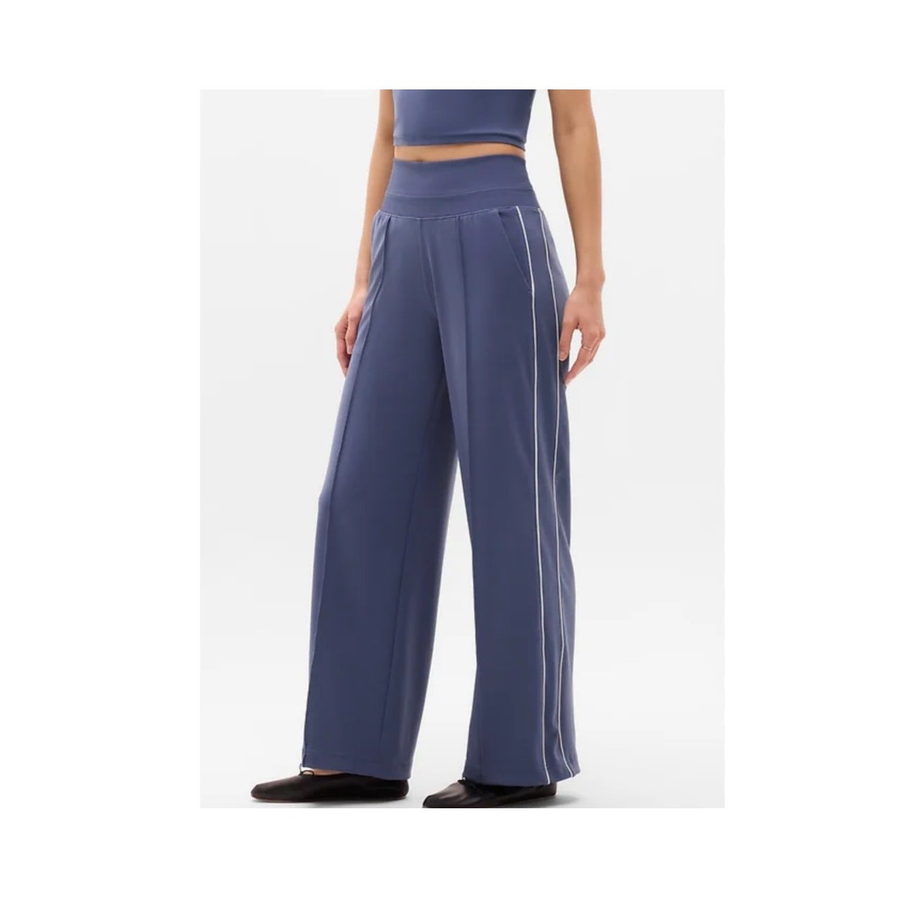 Athleta Women Venice High Rice Stripe Wide Leg Pants, Size XS