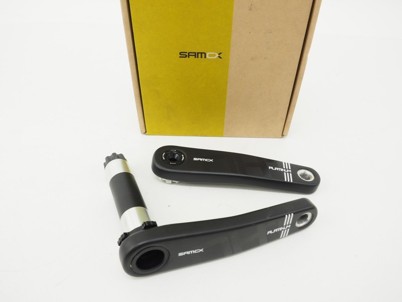 Samox Platinum DH-1 Carbon Crankset 155mm 3-Bolt Direct Mount DUB Spindle Black