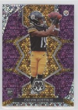 2022 Panini Mosaic Rookies No Huddle Purple Prizm 44/50 Calvin Austin III 0fo5