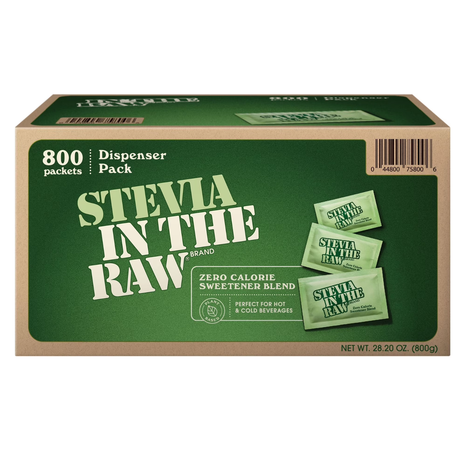 Stevia In The Raw Plant-Based Zero Calorie Sweetener Packets