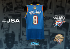 Jalen Williams Signed Auto Nike OKC Thunder NBA Finals Basketball Jersey JSA COA