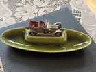 Vintage Matchbox "Models of Yesteryear" ceramic ashtray with 1907 Rolls Royce