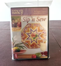 Sewing with Nancy Sip' n Sew by Nancy Zieman with Diane Dhein  DVD NEW
