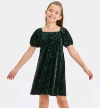 NWT  Target x Paul Tazewell  Wicked Elphaba Black/Green Dress Girls Size XS 4/5
