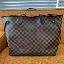 Pre loved Louis Vuitton Neverfull GM Damier E...