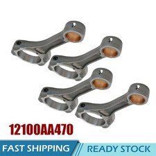New 4pcs 12100aa470 For 2011-2018 Subaru 2.0l 2.5l Engine Piston Connecting Rod