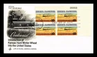 Dr Jim Stamps Artcraft FDC Rural America Kansas Hard Winter Wheat Plate Block