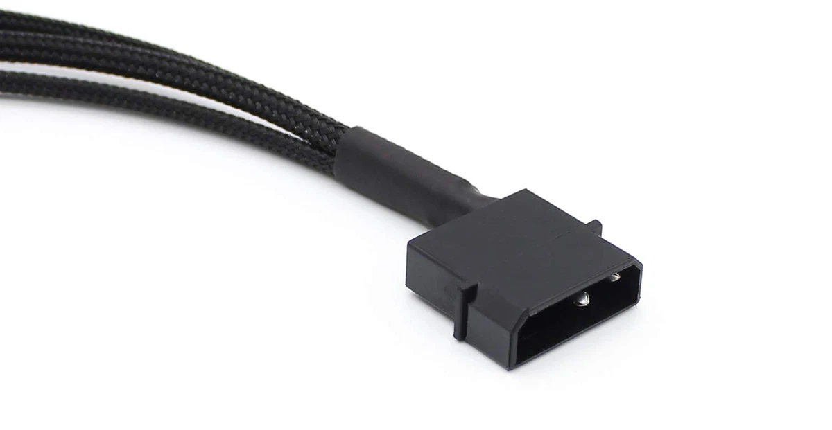 Alide Cable de alimentación ATX para conector Molex Micro Fit, 4 pines macho a macho, 60 cm, paso de 3,0 mm