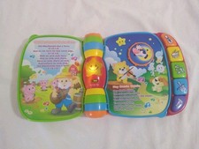 Musical Rhymes Light Up Talking Educational Book Tested VTech