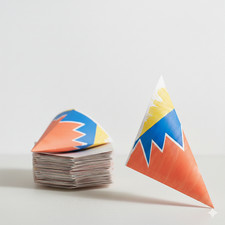 Spitztüten POMMES FRITES Pommestüten Frittentüten Pommeswagen Imbiss Kaufladen