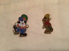Shrine Circus Clown Pins – Red Enamel Souvenir, Vintage Circus Theme 1982 — photo 1