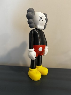 3D PRINTED 12'' KAWS COMPANION FIGURINE- MOUSE COLORS