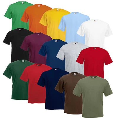 5er/10er FRUIT OF THE LOOM T SHIRTS SETS S M L XL XXL XXXL 3XL 4XL 5XL VALUE - Bild 1 von 2