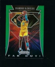 2020 Prizm WNBA Diamond DeShieldsFar Out ! Green Prizm #2 PWE