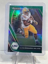 Clyde Edwards-Helaire 2021 Panini Prizm Draft Picks Green Prizm Kansas City LSU