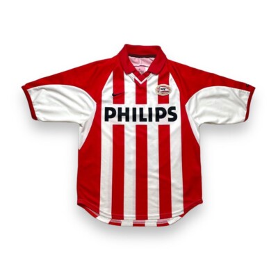PSV長袖ユニフォーム V.NISTELROOY 8 NIKE PHILIPS Original Van Nistelrooy #8 PSV Home Football Shirt Nike 2000/02