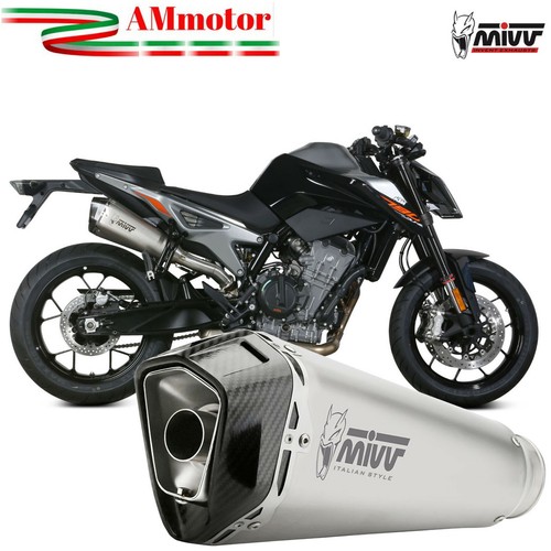 Mivv Ktm 790 Duke 2019 Pot D' Echappement Moto Silencieux Delta Race Inox - Photo 1/3
