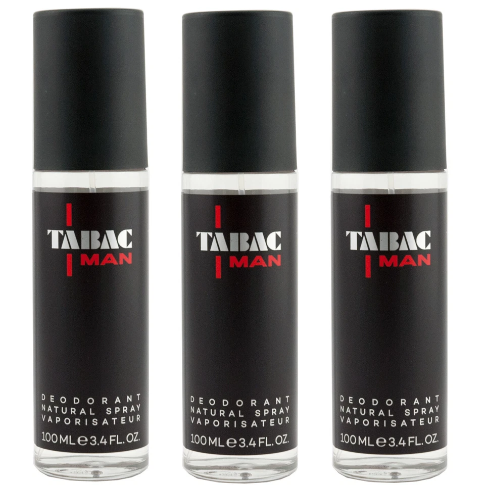 Tabac MAN NATURAL SPRAY Deo 3 x 100ml Deodorant for man Mäurer & Wirtz