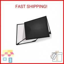 GraduationMall 8.5"x11" Smooth Padded Diploma Cover Certificate Holder Black,1-P