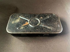 Old Vintage Metal Box for Tools and Spare Parts Military Equipment Car Army USSR