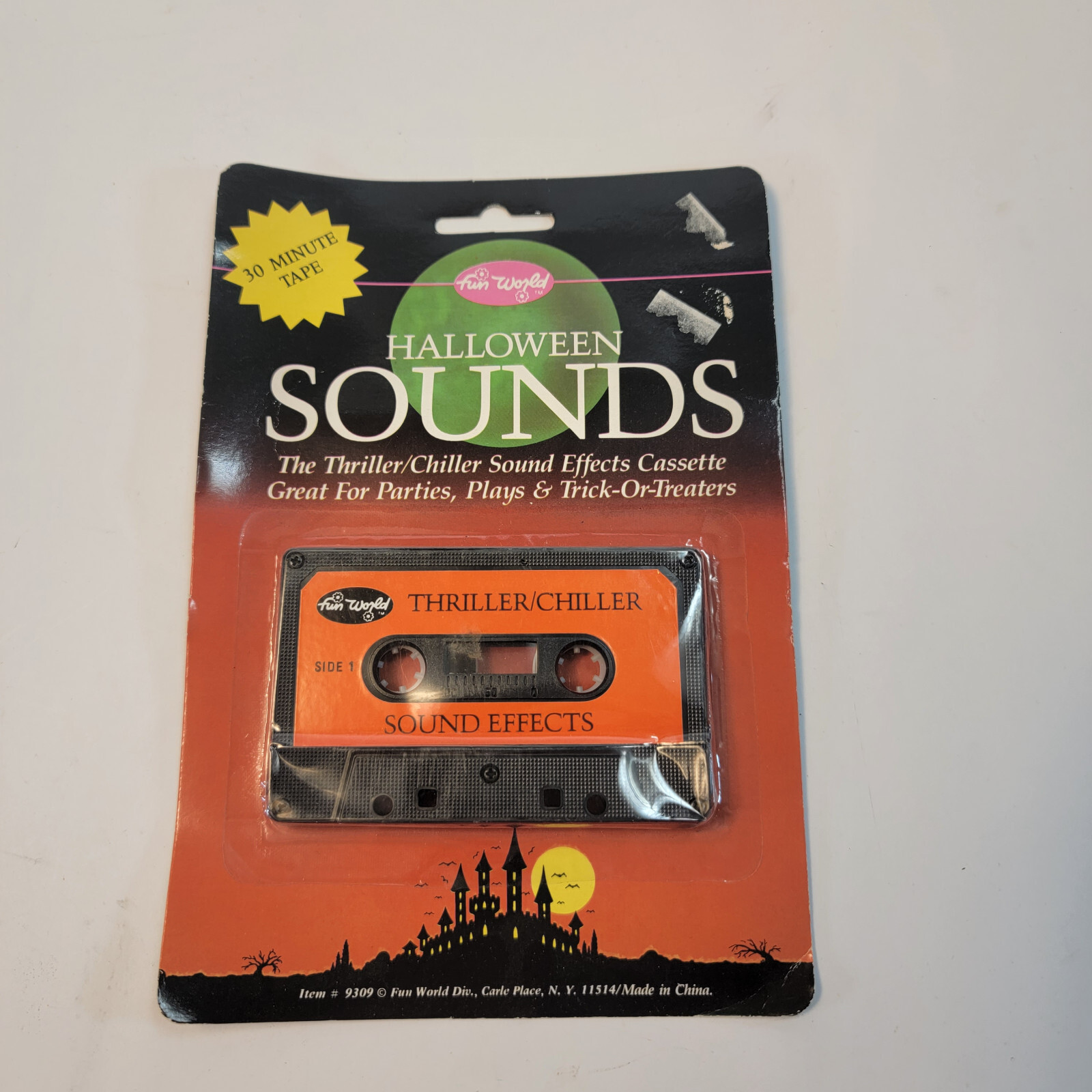 NEW Fun World Vintage HALLOWEEN Thriller Chiller Sound Effect Cassette Tape 30 M eBay