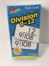    TREND Division 0-12 Flash Cards Ages 9  Up Skill Building  Test Prep Math